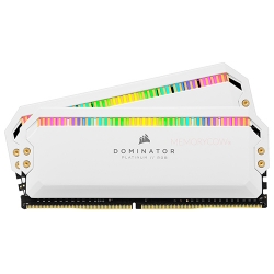 Corsair DOMINATOR PLATINUM RGB 16GB (8GB x2) DDR4 3200MT/s White DIMM