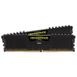 Corsair VENGEANCE LPX 32GB (16GB x2) DDR4 3600MT/s Black DIMM, (CL18)