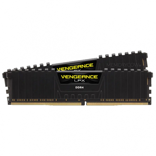 Corsair VENGEANCE LPX 16GB (8GB x2) DDR4 2400MT/s Black DIMM, (CL16)