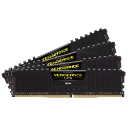Corsair VENGEANCE LPX 32GB (8GB x4) DDR4 3600MT/s Black DIMM, (CL16)