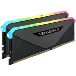 Corsair VENGEANCE RGB 16GB (8GB x2) DDR4 3600MT/s Black DIMM, (CL18)