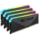 Corsair VENGEANCE RGB 128GB (32GB x4) DDR4 3200MT/s Black DIMM