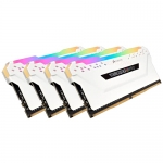 Corsair VENGEANCE RGB PRO 32GB (8GB x4) DDR4 3200MT/s White DIMM