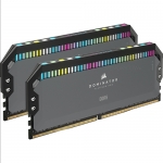 Corsair DOMINATOR PLATINUM RGB 64GB (16GB x4) DDR5 5600MT/s Cool Grey DIMM, EXPO