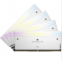 Corsair DOMINATOR TITANIUM RGB 64GB (16GB x4) DDR5 6000MT/s White DIMM
