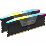 Corsair VENGEANCE RGB 32GB (16GB x2) DDR5 6000MT/s Black DIMM, [XMP]