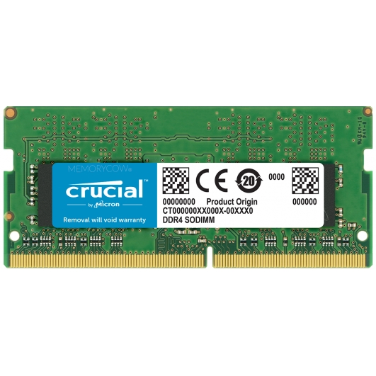 Crucial CT4G4SFS824A 4GB DDR4 2400MT/s Non ECC Memory RAM SODIMM