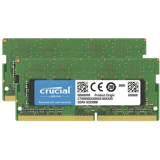 Crucial CT2K8G4SFS824A 16GB (8GB x2) DDR4 2400MT/s Non ECC Memory RAM SODIMM