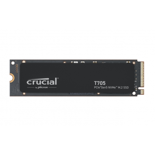 Crucial 1TB (1000GB) T705 SSD M.2 (2280), NVMe, PCIe Gen 5.0 (x4), 13600MB/s R, 10200MB/s W