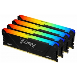 64GB (32GB x2) Kingston FURY Beast KF436C18BB2AK2/64 DDR4 3600MT/s Non-ECC Memory DIMM, XMP, RGB