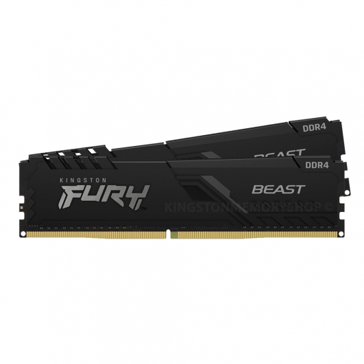 Kingston FURY Beast Black KF432C16BB/8 8GB DDR4 3200MT/s Memory, DIMM