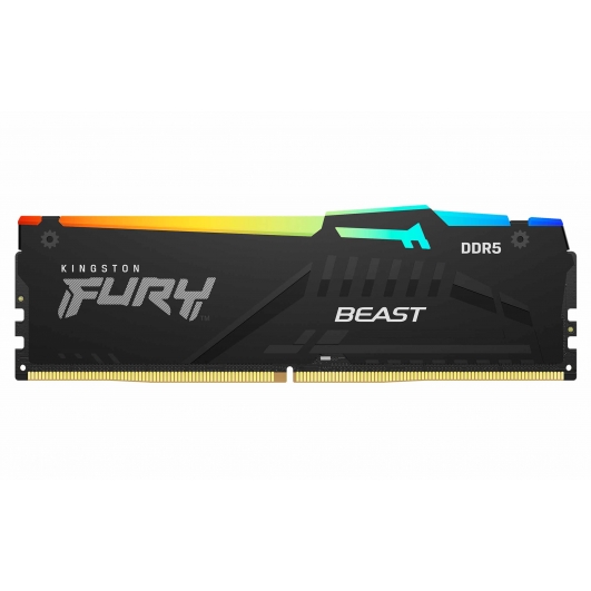 16GB Kingston FURY Beast KF560C36BBE2A-16 DDR5 6000MT/s Non-ECC Memory DIMM, XMP/EXPO, RGB