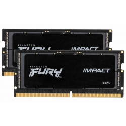 64GB (32GB x2) Kingston FURY Impact KF556S40IBK2-64 DDR5 5600MT/s Non-ECC Memory SODIMM, PNP