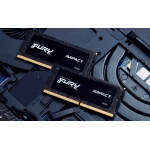 64GB (32GB x2) Kingston FURY Impact KF556S40IBK2-64 DDR5 5600MT/s Non-ECC Memory SODIMM, PNP