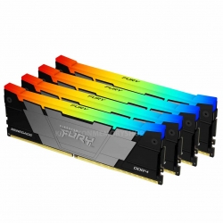 128GB (32GB x4) Kingston FURY Renegade KF436C18RB2AK4/128 DDR4 3600MT/s Non-ECC Memory DIMM, XMP, RGB