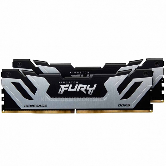 32GB (16GB x2) Kingston FURY Renegade KF568C36RSK2-32 DDR5 6800MT/s Non-ECC Memory DIMM, XMP