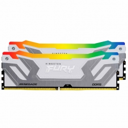 32GB (16GB x2) Kingston FURY Renegade KF568C36RWAK2-32 DDR5 6800MT/s Non-ECC Memory DIMM, XMP, RGB