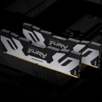 32GB (16GB x2) Kingston FURY Renegade KF568C36RSK2-32 DDR5 6800MT/s Non-ECC Memory DIMM, XMP