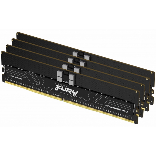 64GB (16GB x4) Kingston FURY Renegade Pro KF548R36RBK4-64 DDR5 4800MT/s ECC Registered Memory DIMM