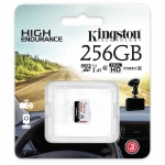 Kingston 256GB High Endurance Micro SD Card - U1, Up To 95MB/s