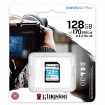 Kingston 128GB Canvas Go Plus SD Card - U3, V30, Up To 170MB/s