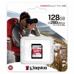 Kingston 128GB Canvas React Plus SD Card - U3, V60, Up To 280MB/s