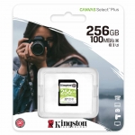 Kingston 256GB Canvas Select Plus SD Card - U3, V30, Up To 100MB/s