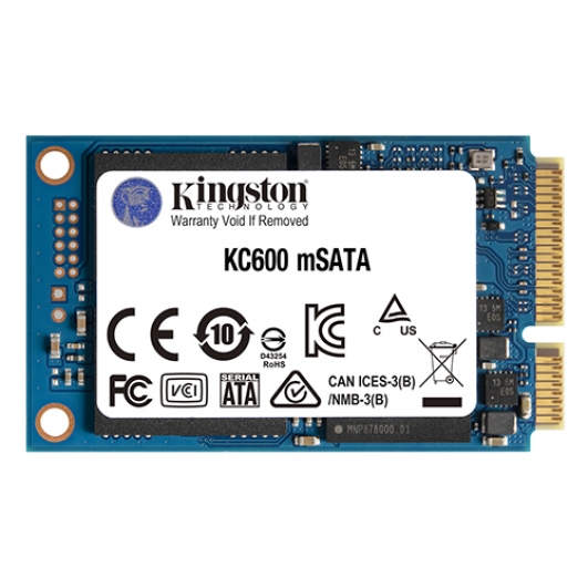 1.0TB (1000GB) Kingston KC600 mSATA SATA 3.0 (6Gb/s) SSD