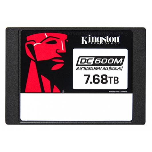 7.68TB (7680GB) Kingston DC600M 2.5" (SATA) SATA 3.0 (6Gb/s) SSD