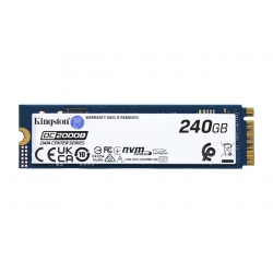 Kingston 240GB DC2000B SSD M.2 (2280), NVMe, PCIe 4.0 (x4), 4500MB/s R, 400MB/s W