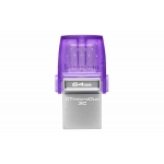 64GB Kingston DataTraveler microDuo 3C USB 3.2, Gen1 Flash Drive, Type-A/C, 200MB/s R