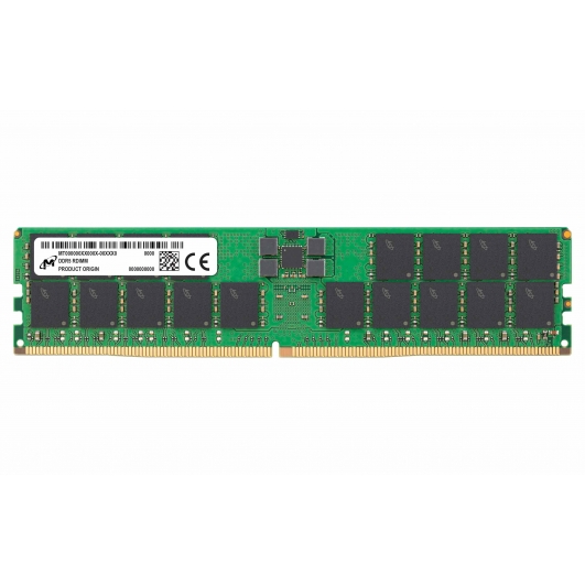 64GB Micron MTC40F2046S1RC48BA1R DDR5 4800MT/s ECC Registered Memory DIMM