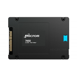 Micron 800GB 7450 MAX SSD U.3 2.5 Inch 15mm, NVMe, PCIe, Gen 4x4, Non-SED, 6800MB/s R, 1400MB/s W