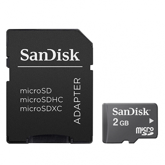 SanDisk 2GB Everyday Micro SD Card - Minimum 4MB/s