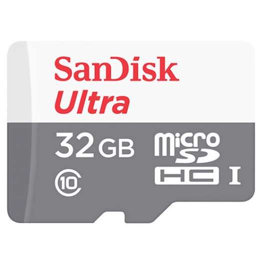 SanDisk 32GB Ultra Micro SD Card - U1, Up To 100MB/s