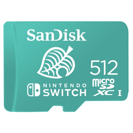 SanDisk 512GB Nintendo Switch Micro SD (SDXC) Card U3, V30, A1, 100MB/s ...