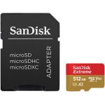 SanDisk 512GB Extreme Micro SD Card - U3, V30, A2, Up To 190MB/s