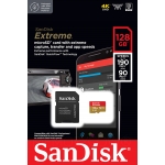 SanDisk 128GB Extreme Micro SD Card - U3, V30, A2, Up To 190MB/s