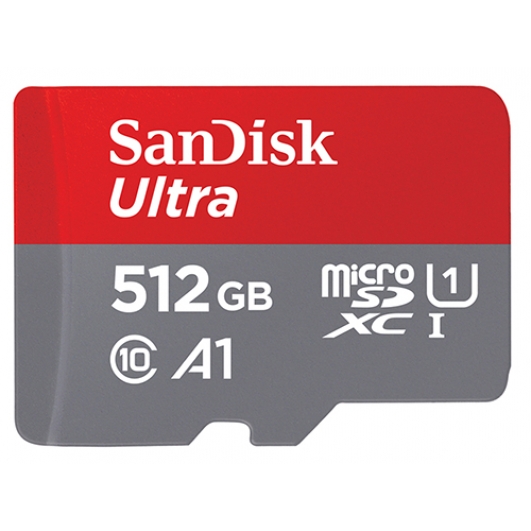 SanDisk 512GB Ultra Micro SD Card - U1, A1, Up To 150MB/s