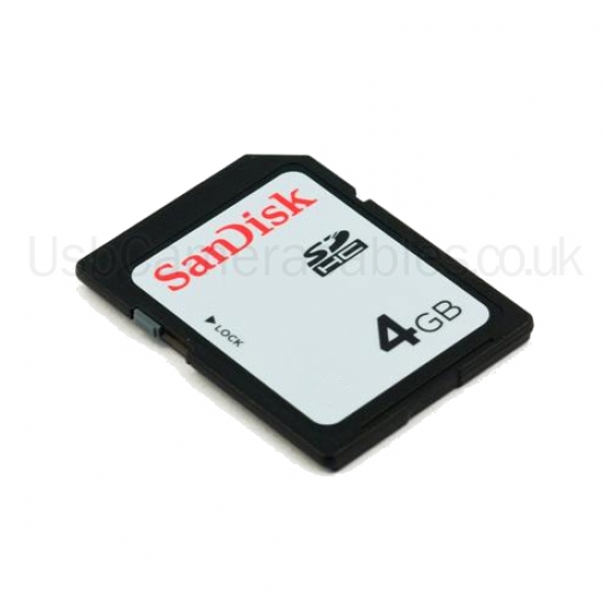 Sandisk 4gb Class 4 Sdhc Sd Memory Card 2147